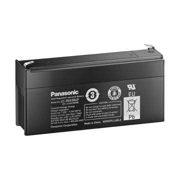 Panasonic LC-R063R4P 6V 3.4 Ah Bakımsız Kuru Akü