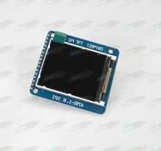 1.8'' TFT SPI Seri Port ile Haberleşmeli LCD Ekran Modülü