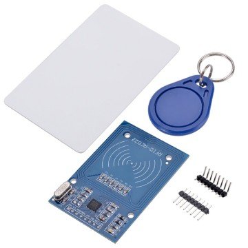 Arduino RC522 RFID NFC Kiti - RC522 RFID NFC Modülü, Kart ve Anahtarlık Kiti (13,56 Mhz)
