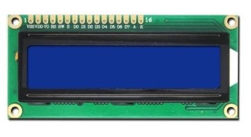 Arduino Arduino 2x16 LCD Ekran - Mavi Üzerine Beyaz - TC1602A