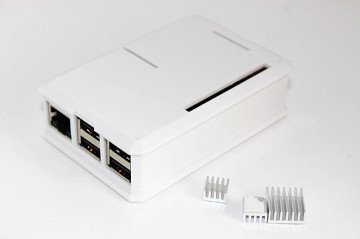 Raspberry Pi 2 Beyaz Şeritli Kutu