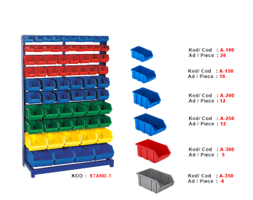 STAND-1 Tek yönlü Avadanlık standı