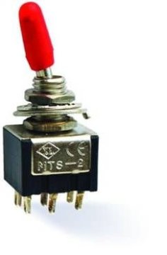 Toggle Switch On-Off-On 6P (MTS-203) IC145