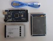 Arduino MEGA 2560  +3.2'' TFT LCD + Adaptör + USB Kablo