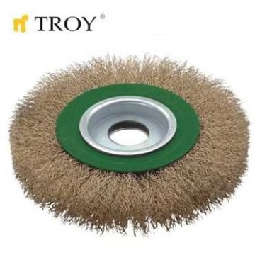 TROY 27704-178 Saçaklı Daire Fırça (178mm)