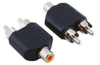 2RCA ERKEK - 1RCA DİŞİ ADAPTÖR