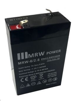 MRW POWER  Bakımsız Kuru Aküler  6Volt 2.8AH
