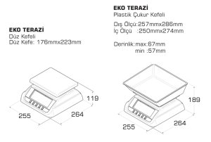 TEM - Eko Tartım Terazi 30 kg - 10 gr Onaylı