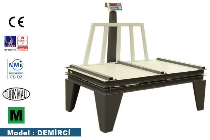 Tem Demirci Baskülü 100x200 cm 3.000 Kg