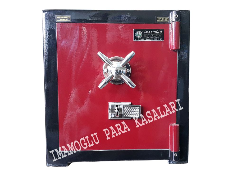Çelik Para Kasası 40 Cm 70 Kg Raflı Kademeli Kilit