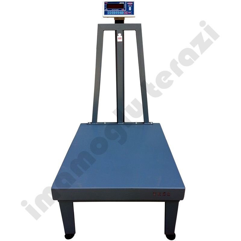 Tess -RP Ayaklı Baskül 80x90 cm 600 Kg Şarjlı Onaylı