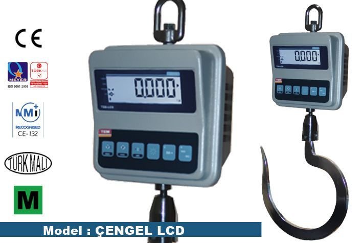 Tem 500 KG Kancalı Kasap Kantarı