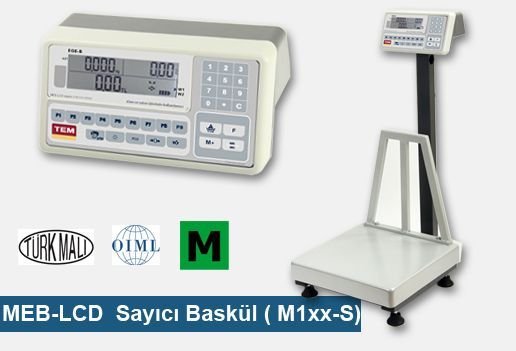 Tem Parça Sayıcı Baskül 150 Kg 40x50 cm