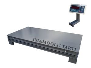 Ağır Hizmet Baskülü Çift Şaseli 120x240 cm 6 Ton