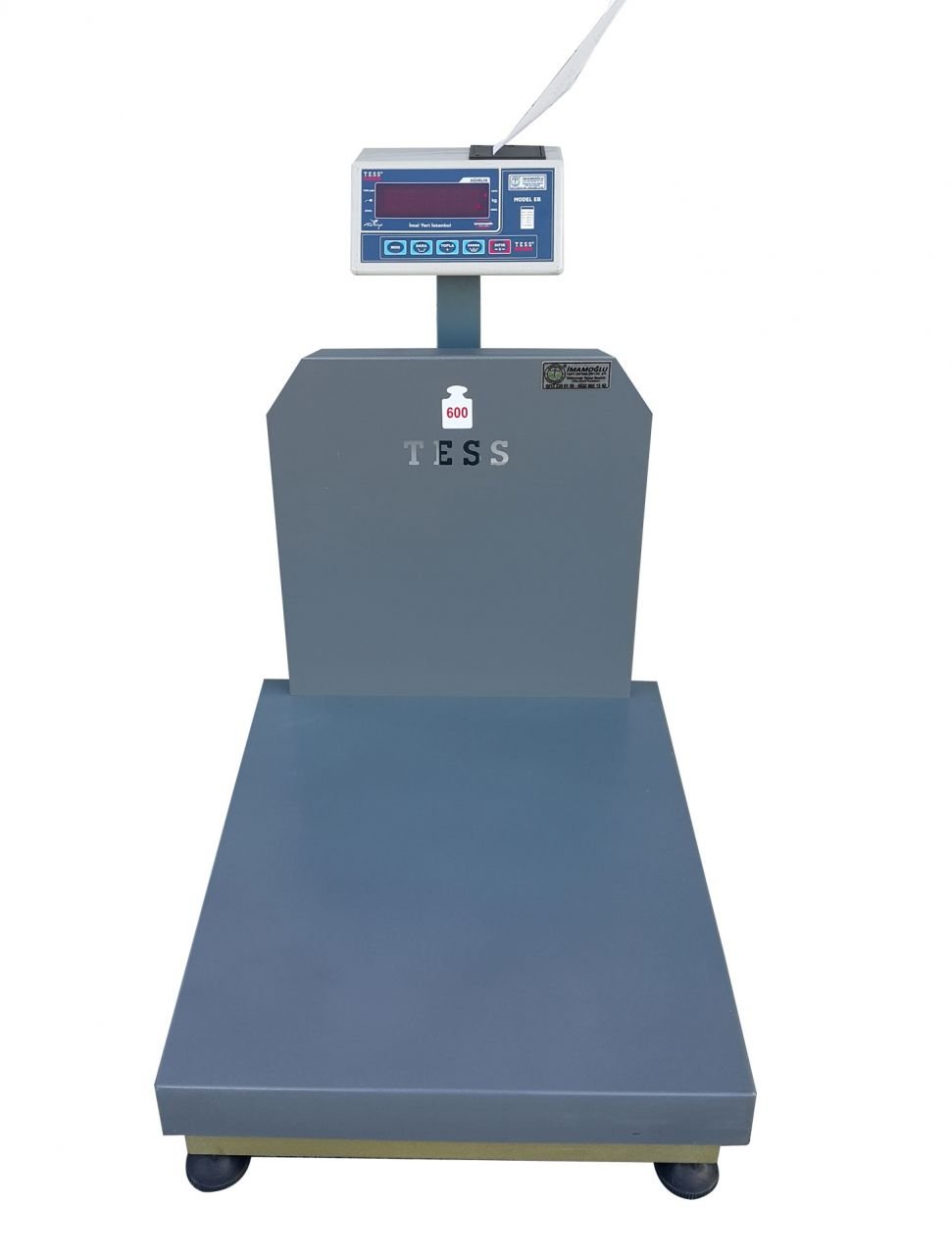 Elektronik Yazıcılı Baskül 80x90 cm - 600 kg