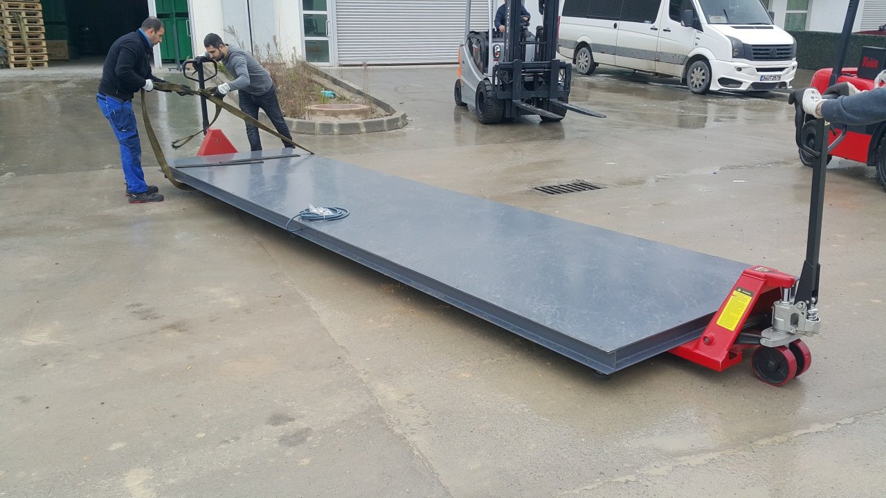 Düz Platform Baskül 10 Ton 150x400 Cm Özel Üretim