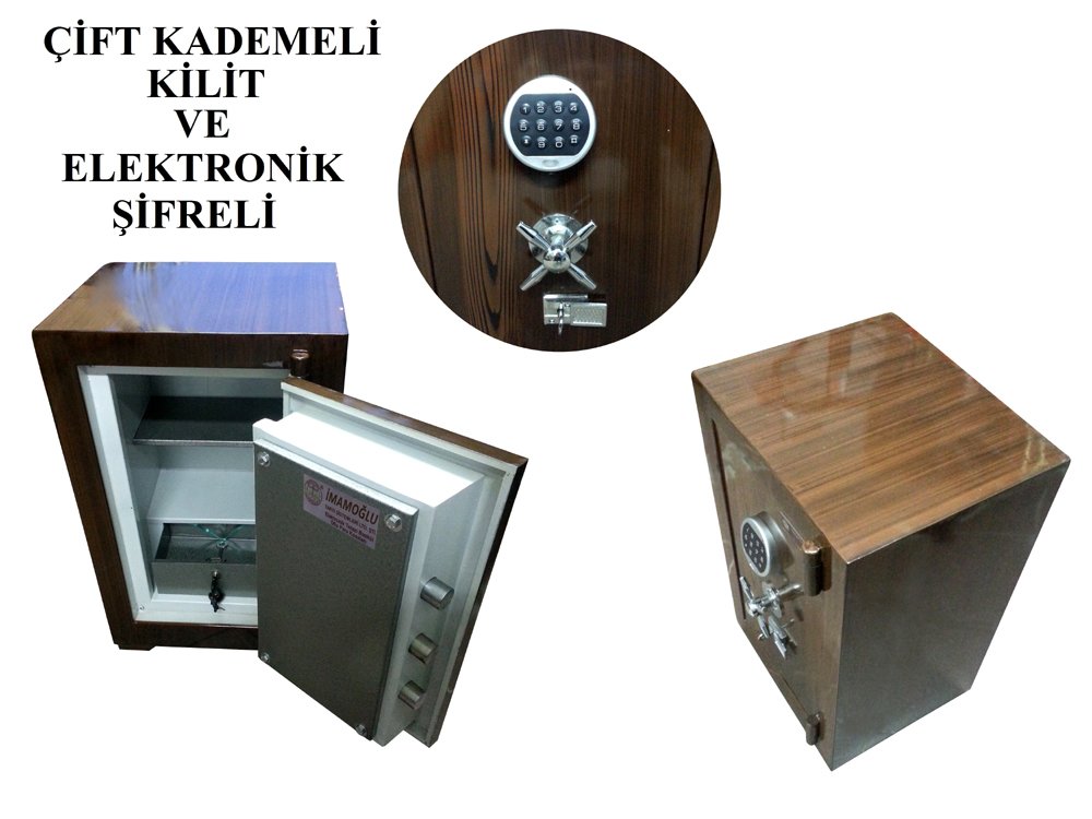 Çelik Para Kasası Dijital Şifreli 70 Cm 145 Kg Kademeli Kilit