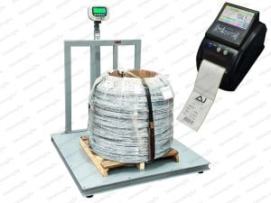 İmmax Etiket Yazıcılı Dayama Siperli Ağır Hizmet Baskülü 3 Ton 120x120 Cm Özel Üretim