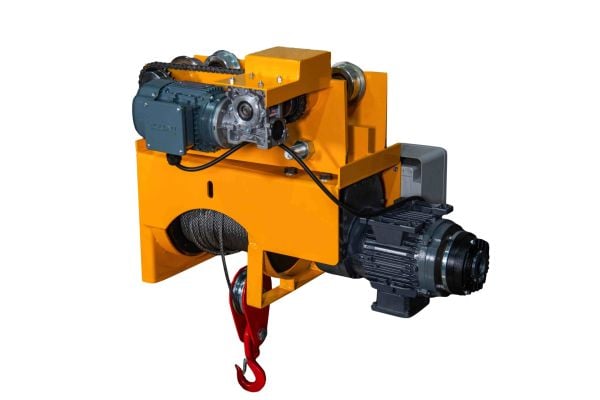4 Haraketli 1 Ton Şaryolu Elektirikli Calaskal Vinç Halat 12 Metre 380V