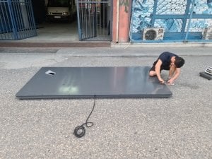 Düz Platform Kantar 150x300 Cm 3 Ton Şarjlı 4 Hücreli