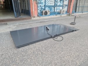 Düz Platform Tek Rampalı Kantar 120x250 Cm 3 Ton Şarjlı 4 Hücreli