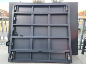 Sehpalı U şase Kantar 150x150 Cm 3 Ton Şarjlı 4 Hücreli
