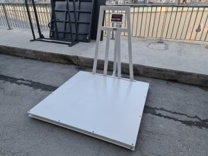 İmmax Dayama Siperli Ağır Hizmet Baskülü 3 Ton 150x150 Cm Özel Üretim