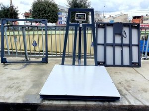 İmmax Dayama Siperli Ağır Hizmet Baskülü 3 Ton 120x120 Cm Özel Üretim