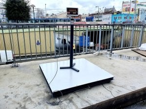 Aybisi Ibc Tank Tartım Baskülü 3 Ton 120x120 Cm Özel Üretim