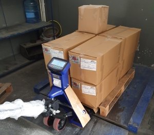 Neck Fiş Yazıcılı Transpalet Baskül - 3 Ton Döküm Pompalı