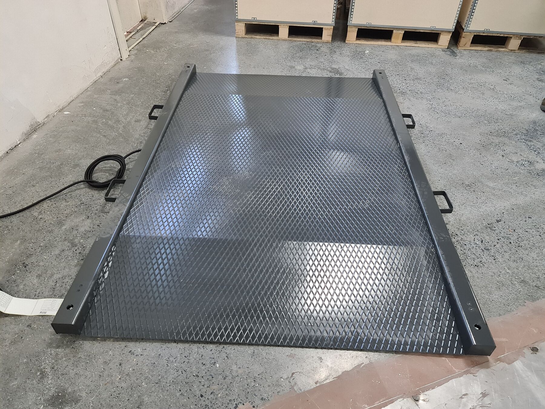 Kendinden Çift Rampalı Platform Baskül 120x200 cm 3 Ton Şarjlı