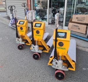 Hana Transpalet Baskül - 2 Ton Döküm Pompalı