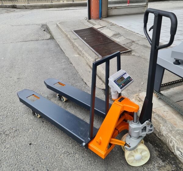Transpalet Baskül - 2 Ton Döküm Pompalı