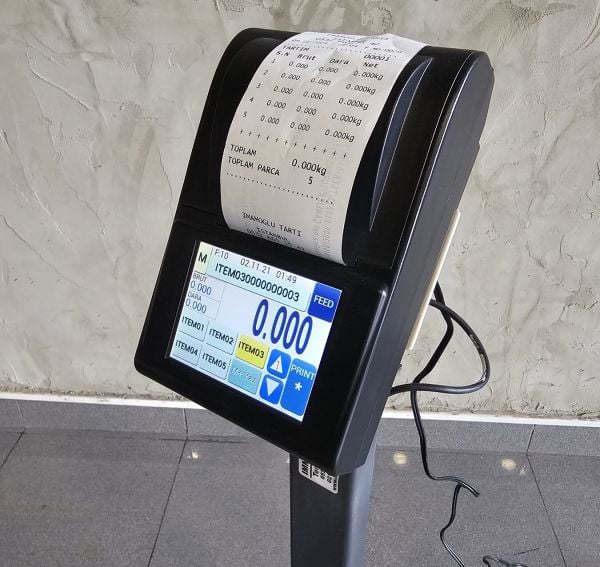 İmmax Yazıcılı Baskül 50x60 cm  300 kg