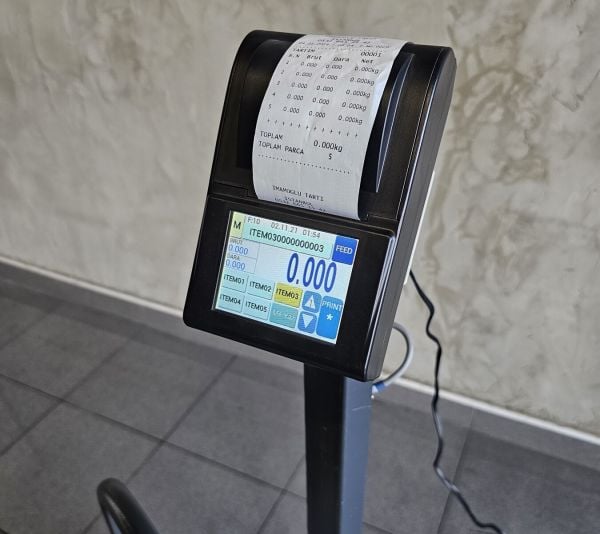 İmmax Yazıcılı Baskül 50x60 cm  300 kg