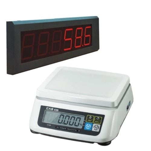 CAS /SW II - Tartım Terazi 30 kg Onaylı Müşteri Ekranı