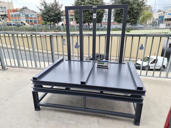 İmmax Demirci Baskülü 150X150 cm 3 Ton Çift Şase Özel İmalat