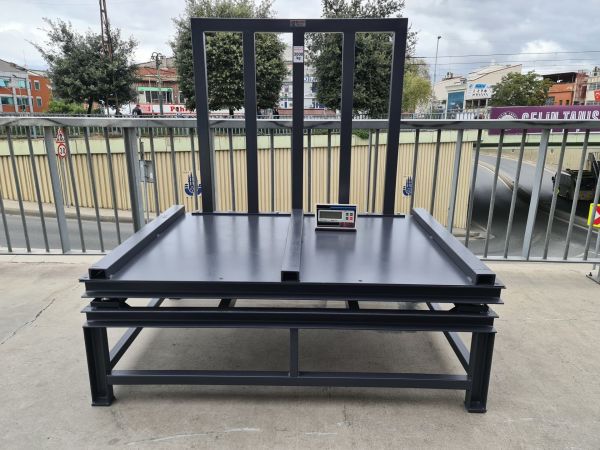 İmmax Demirci Baskülü 150X150 cm 3 Ton Çift Şase Özel İmalat