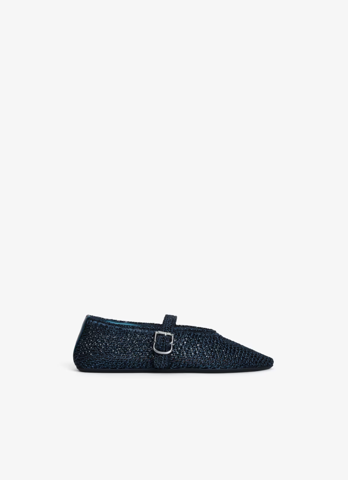 LUREX KNIT BALLERINAS - Babet