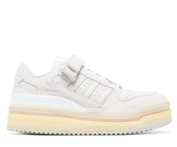 Triple Platform leather sneakers - Ayakkabı, Beyaz