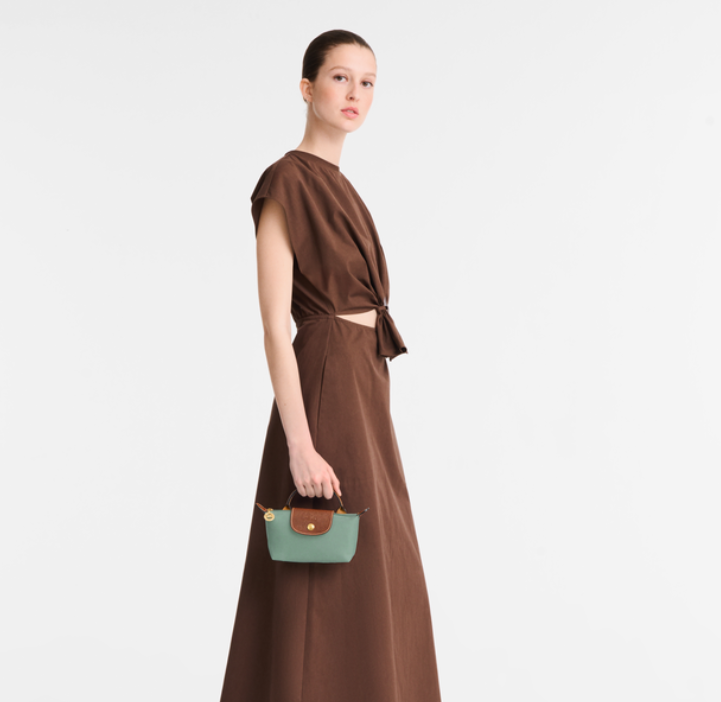 LE PLIAGE ORIGINAL POUCH WITH HANDLE - Çanta