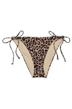 Side Tie Bikini Bottom - Bikini Bottom, Leopard