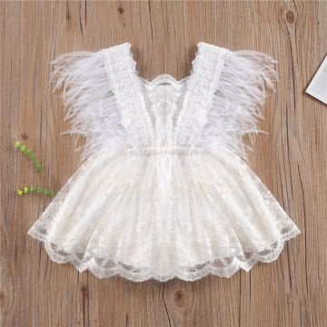 Birdy Dantelli Rüya Elbise, Beyaz