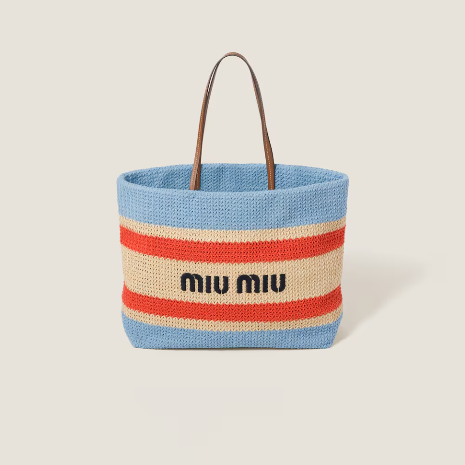 Woven fabric tote bag - Çanta