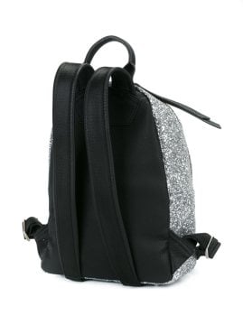 'Flirting' glitter backpack - Sırt Çantası, Silver
