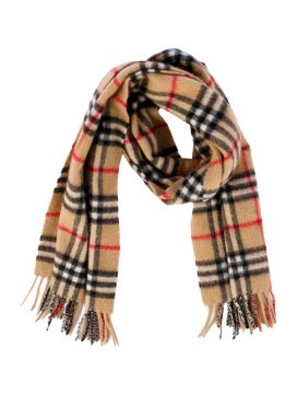 London Check Cashmere Scarf - Scarf, Patterned