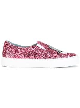 Glitter wonderland sneakers - Ayakkabı, Fuşya