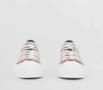 Check Cotton Sneakers - Ayakkabı, Desenli