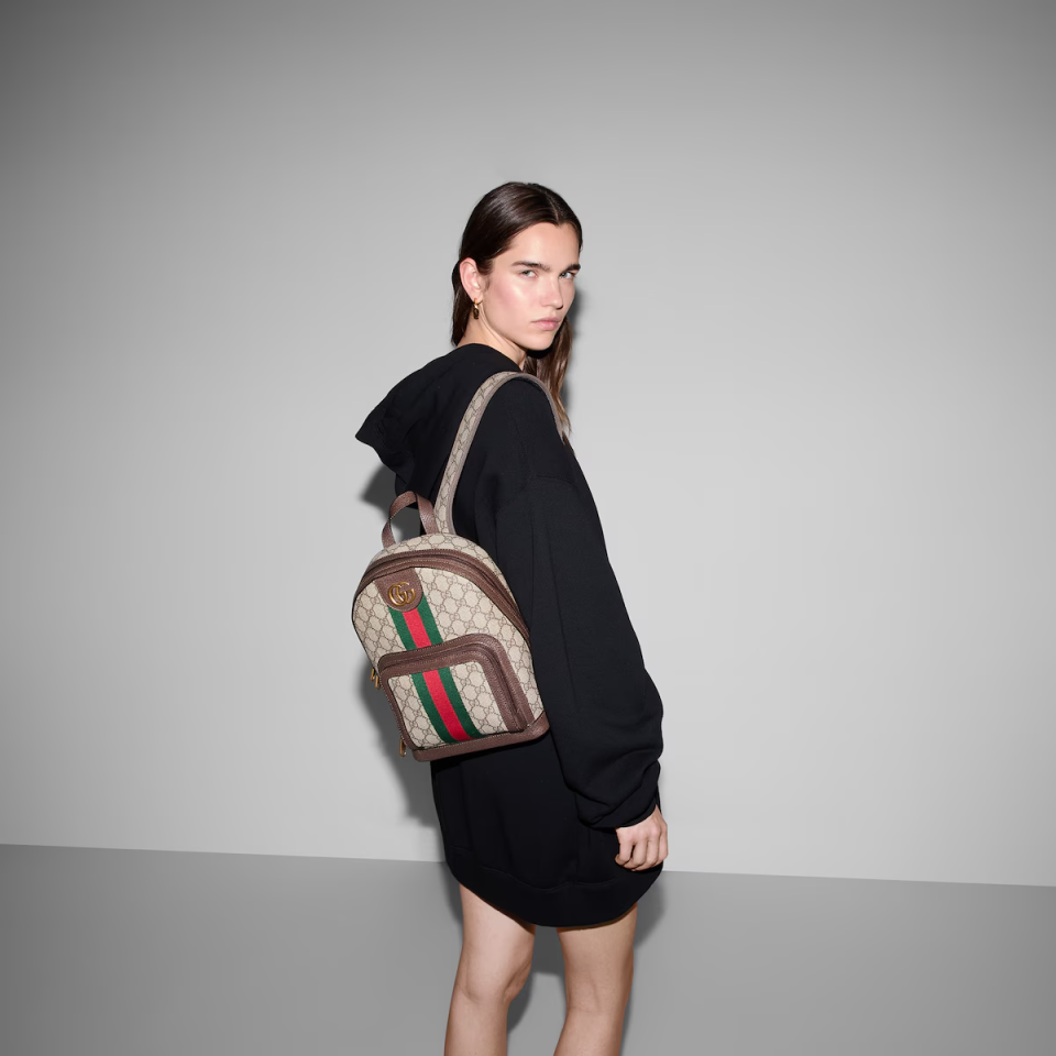 Ophidia GG small backpack - Çanta, Desenli