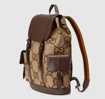 Backpack with jumbo GG - Bag, Brown